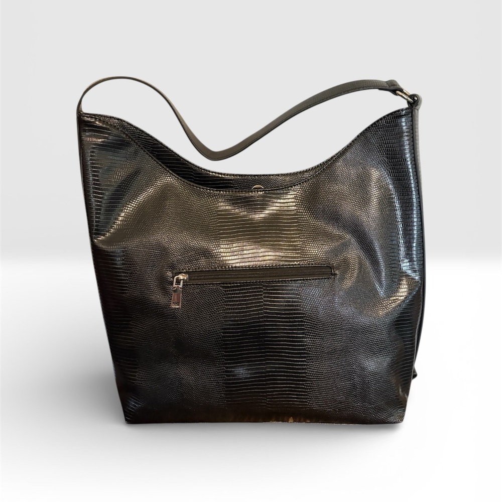 🖤 Black Textured Hobo Shoulder Bag 🖤